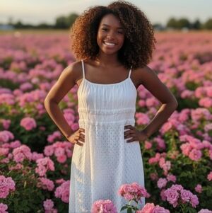 Max Studio Cream Midi Dress